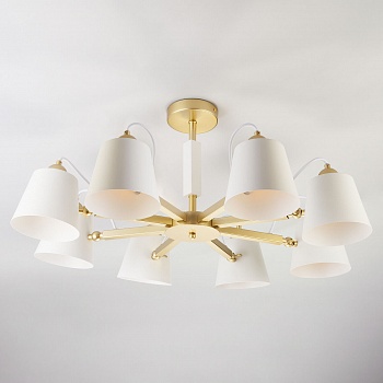 Светильник Eurosvet с поворотными рожками 70083/8 золото  фото, kupilegko.ru