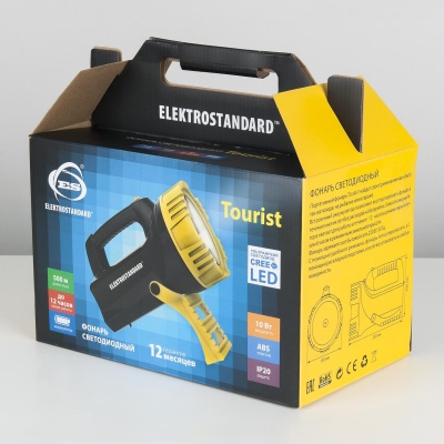 Фонарик Elektrostandard FLK27-26-10W-01led BK (Tourist)  фото, kupilegko.ru