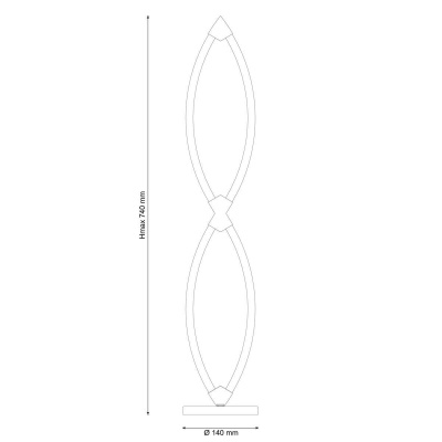 Торшер Lucia Tucci Modena F172.2 LED  фото, kupilegko.ru