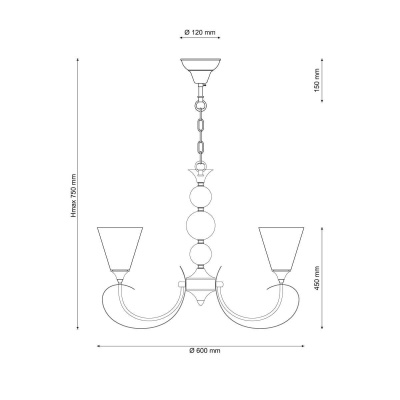 Подвесная люстра Lucia Tucci Mandoria 099.3  фото, kupilegko.ru