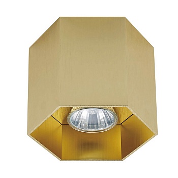 Потолочный светильник Zumaline Polygon cl 1l 20035-GD  фото, kupilegko.ru