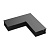 Коннектор L-образный Ideal Lux Arca Corner Surface Vertical Horizontal 243658  фото, kupilegko.ru