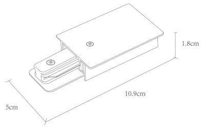 Ввод питания Arte Lamp Track Accessories A160133  фото, kupilegko.ru