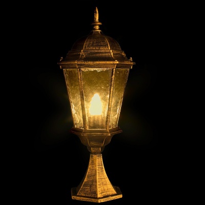 Уличный наземный светильник Arte Lamp GENOVA A1204FN-1BN  фото, kupilegko.ru