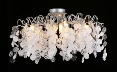 Потолочная люстра Crystal Lux Tenerife PL8 Silver  фото, kupilegko.ru