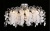 Потолочная люстра Crystal Lux Tenerife PL8 Silver  фото, kupilegko.ru