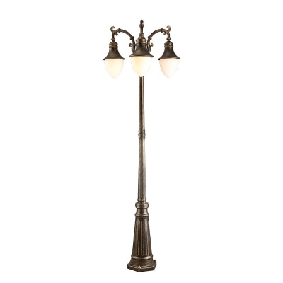 Столб фонарный уличный Arte Lamp Vienna A1317PA-3BN  фото, kupilegko.ru