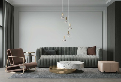 Подвесная светодиодная люстра De Markt 722012405  фото, kupilegko.ru