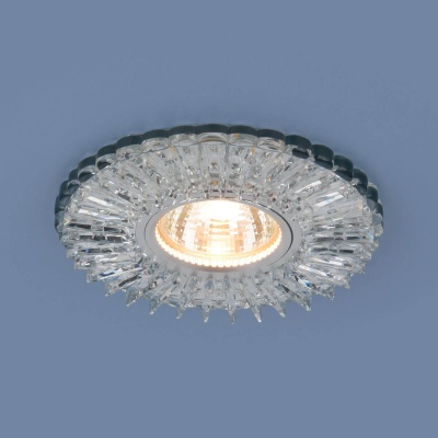 Встраиваемый светильник Elektrostandard 2204 MR16 CL прозрачный 4690389106132  фото, kupilegko.ru
