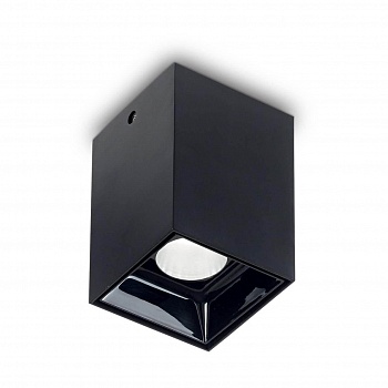 Потолочный светодиодный светильник Ideal Lux Nitro 10W Square Nero 206042  фото, kupilegko.ru