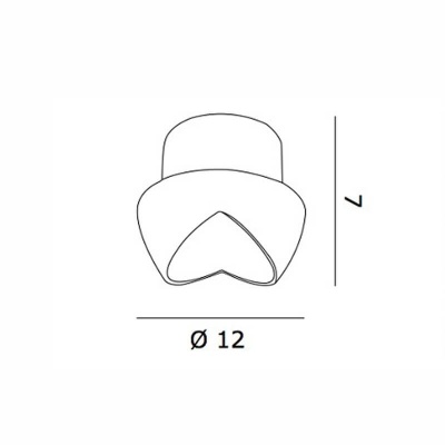 Встраиваемый светильник De Majo Cut F (встраиваемые)  фото, kupilegko.ru