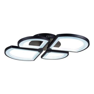Потолочная светодиодная люстра iLedex X024-4 BK  фото, kupilegko.ru