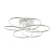 Потолочная светодиодная люстра Ideal Lux Karol PL D76  фото, kupilegko.ru