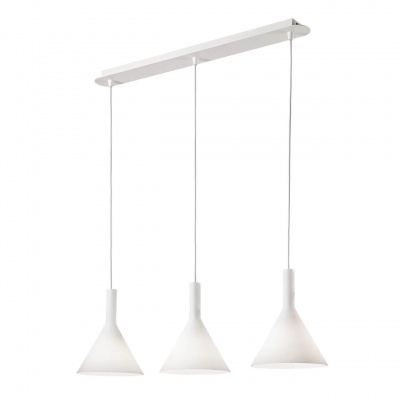 Подвесной светильник Ideal Lux Cocktail SP3 Bianco 074245  фото, kupilegko.ru
