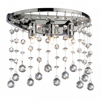 Настенный светильник Ideal Lux Moonlight AP3 Cromo 077833  фото, kupilegko.ru