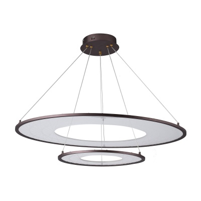 Подвесная светодиодная люстра Gerhort G61315/2CF CL  фото, kupilegko.ru