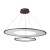 Подвесная светодиодная люстра Gerhort G61315/2CF CL  фото, kupilegko.ru
