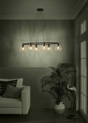 Подвесная люстра Eglo Jazminia 1 390092  фото, kupilegko.ru