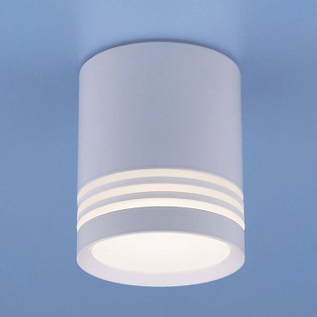 Потолочный светодиодный светильник Elektrostandard DLR032 6W 4200K 3200 белый 4690389127878  фото, kupilegko.ru