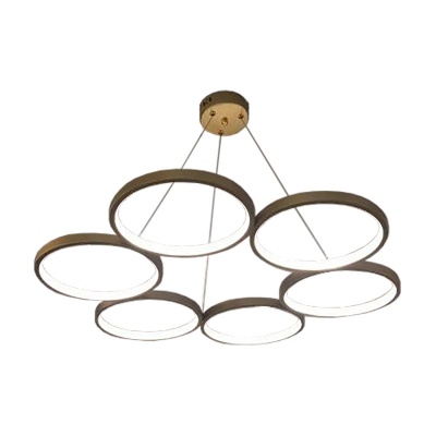 Подвесная светодиодная люстра Gerhort G61289/6GD  фото, kupilegko.ru