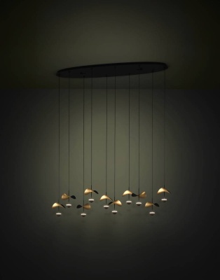 Подвесная светодиодная люстра Eglo 390342  фото, kupilegko.ru