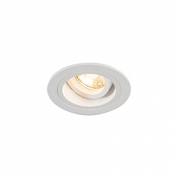 Встраиваемый светильник Zumaline Chuck dl round white 92699  фото, kupilegko.ru