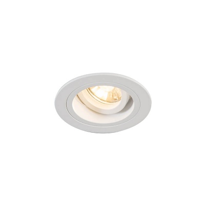 Встраиваемый светильник Zumaline Chuck dl round white 92699  фото, kupilegko.ru
