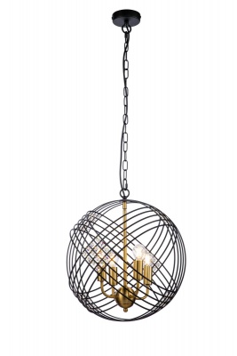 Подвесной светильник Indigo Fresco 10001/4P Black V000102  фото, kupilegko.ru