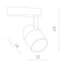 Трековые светильники Arte Lamp Attento A5750PL-1BK  фото, kupilegko.ru