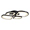Потолочная светодиодная люстра iLedex X024-4 BK  фото, kupilegko.ru