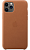 Чехол-крышка Apple для iPhone 11 Pro Max, кожа, коричневый  фото, kupilegko.ru