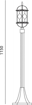 Столб фонарный уличный Feron 11338  фото, kupilegko.ru