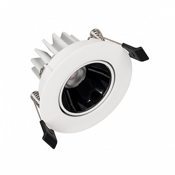 Встраиваемый светодиодный светильник Arlight MS-Forecast-Built-Turn-R102-12W Day4000 033659 (встраиваемые)  фото, kupilegko.ru