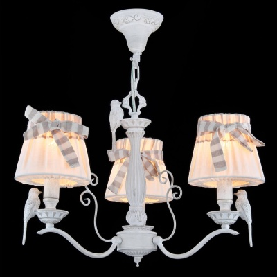 Подвесная люстра Maytoni Bird ARM013-03-W  фото, kupilegko.ru