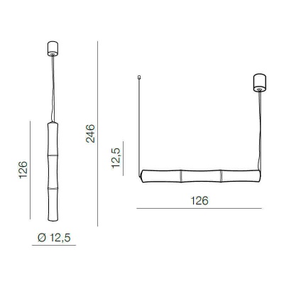 Подвесной светильник Azzardo Bamboo 3 pendant AZ1901  фото, kupilegko.ru