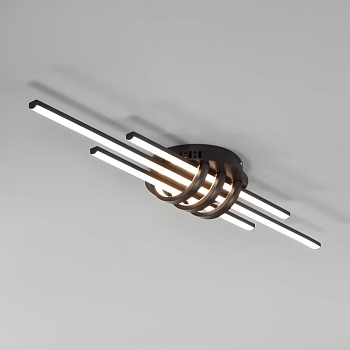 Потолочный светодиодный светильник Eurosvet Skyline 90243/3 кофе  фото, kupilegko.ru