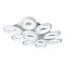 Потолочная светодиодная люстра iLedex FS-011-X10 240W WH  фото, kupilegko.ru