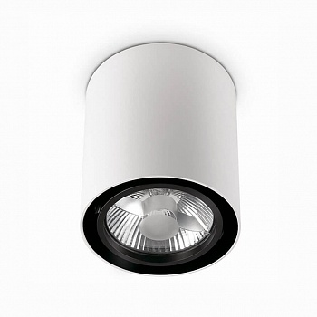 Потолочный светильник Ideal Lux Mood Pl1 D09 Round Bianco 140841  фото, kupilegko.ru