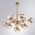 Подвесная люстра Arte Lamp Delacrua A7770SP-13PB  фото, kupilegko.ru