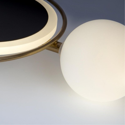 Бра, светодиодный светильник настенный накладной Arte Lamp A2604AP-7BK  фото, kupilegko.ru