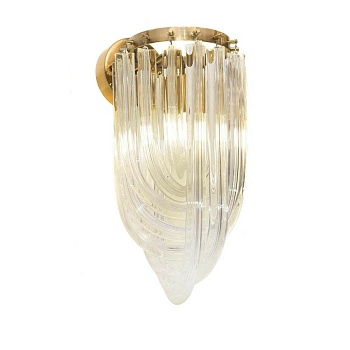 Настенный светильник Lumina Deco Weddini LDW 6001-3 GD+CL  фото, kupilegko.ru