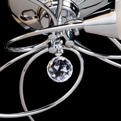 Подвесная люстра Eurosvet 2275/9 хром  фото, kupilegko.ru