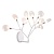 Бра, светильник настенный накладной Crystal Lux Evita AP9 White/Transparent  фото, kupilegko.ru