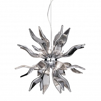 Подвесной светильник Ideal Lux Leaves SP8 Fume 111940  фото, kupilegko.ru