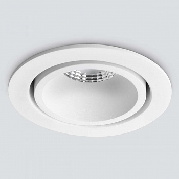 Встраиваемый светодиодный светильник Elektrostandard 15267/LED 7W 4200K белый/белый 4690389175602 (встраиваемые)  фото, kupilegko.ru
