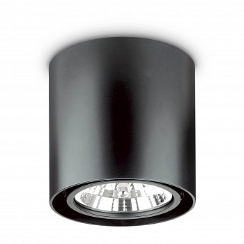 Потолочный светильник Ideal Lux Mood PL1 D15 Round Nero 243450  фото, kupilegko.ru