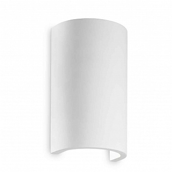 Настенный светильник Ideal Lux Flash Gesso AP1 Round 214696  фото, kupilegko.ru