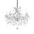 Подвесная люстра Ideal Lux Napoleon SP8 Cromo 167244  фото, kupilegko.ru