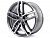 Литые колесные диски Alutec Ikenu 7.5x17 5x108 ET52.5 D63.4 Graphite Front Polished (IKE75752F52-9)  фото, kupilegko.ru
