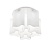 Потолочная люстра Ideal Lux Compo PL6 Bianco 125503  фото, kupilegko.ru